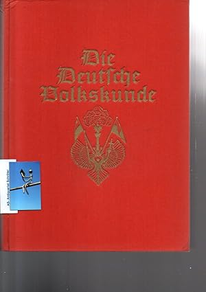 Imagen del vendedor de Die Deutsche Volkskunde. 2 Bnde. Band 1: Textband. Band 2: Bilderatlas. a la venta por Antiquariat Schrter -Uta-Janine Strmer