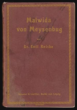 Bild des Verkäufers für Malwida von Meysenbug. Die Verfasserin der 'Memoiren einer Idealistin'. Mit 17 Bildern. zum Verkauf von Antiquariat Dennis R. Plummer