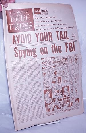 Seller image for Los Angeles Free Press: "Avoid Your Tail, Spying on the FBI" [Headlines] Vol. 8 #52, #388, Dec 24-30 1971 for sale by Bolerium Books Inc.