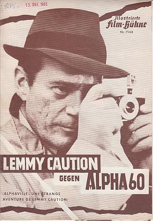 Image du vendeur pour Lemmy Caution gegen Alpha 60 = Alphaville, une trange aventure de Lemmy Caution. Illustrierte Film-Bhne, Nr. 7148, [Filmprogramm]. mis en vente par Fundus-Online GbR Borkert Schwarz Zerfa