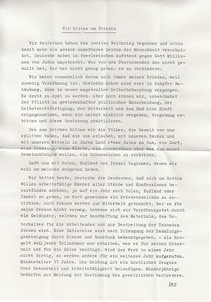 Bild des Verkäufers für Die Aktion Sühnezeichen. Deutschland Archiv - 1945 bis heute. zum Verkauf von Fundus-Online GbR Borkert Schwarz Zerfaß