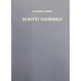 Bild des Verkufers fr Scritti giuridici zum Verkauf von Libreria Antiquaria Giulio Cesare di Daniele Corradi