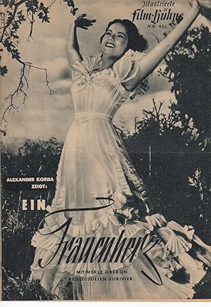 Imagen del vendedor de Ein Frauenherz. Illustrierte Film-Bhne, Nr. 466, [Filmprogramm]. a la venta por Fundus-Online GbR Borkert Schwarz Zerfa