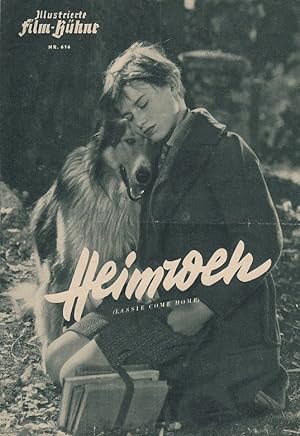 Bild des Verkufers fr Heimweh = Lassie come Home. Illustrierte Film-Bhne, Nr. 616, [Filmprogramm]. zum Verkauf von Fundus-Online GbR Borkert Schwarz Zerfa