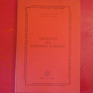 Imagen del vendedor de Orizzonti del razzismo europeo a la venta por Antonio Pennasilico