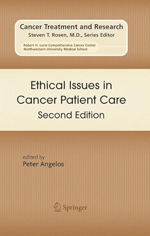 Imagen del vendedor de Ethical Issues in Cancer Patient Care a la venta por moluna