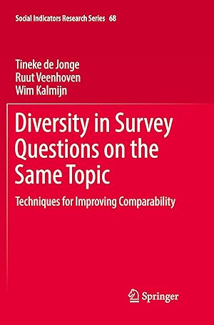 Bild des Verkufers fr Diversity in Survey Questions on the Same Topic zum Verkauf von moluna