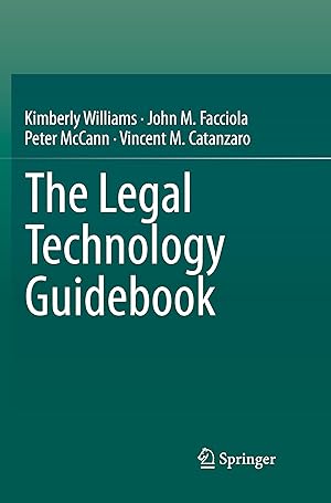 Bild des Verkufers fr The Legal Technology Guidebook zum Verkauf von moluna