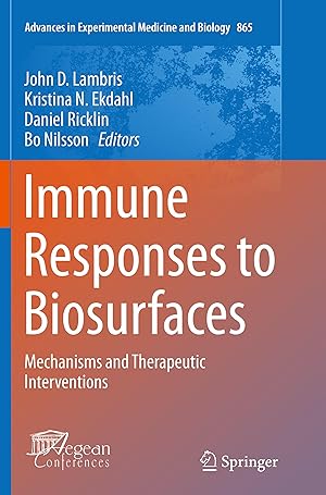Seller image for Immune Responses to Biosurfaces for sale by moluna