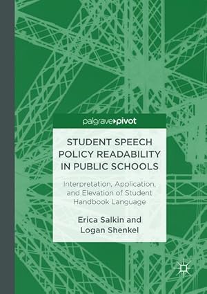 Image du vendeur pour Student Speech Policy Readability in Public Schools mis en vente par moluna