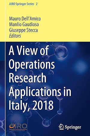 Immagine del venditore per A View of Operations Research Applications in Italy, 2018 venduto da moluna