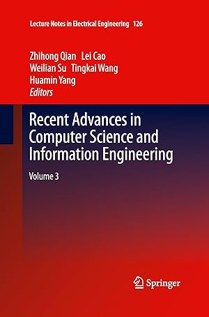 Seller image for Recent Advances in Computer Science and Information Engineering for sale by moluna