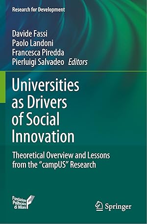 Seller image for Universities as Drivers of Social Innovation for sale by moluna