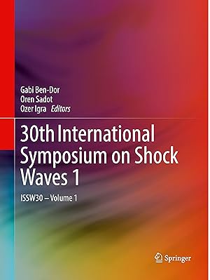 Imagen del vendedor de 30th International Symposium on Shock Waves 1 a la venta por moluna