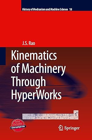 Bild des Verkufers fr Kinematics of Machinery Through HyperWorks zum Verkauf von moluna