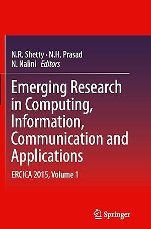 Seller image for Emerging Research in Computing, Information, Communication and Applications for sale by moluna