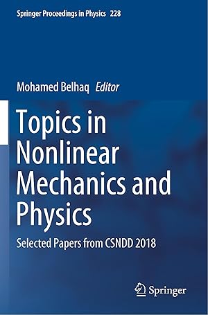 Seller image for Topics in Nonlinear Mechanics and Physics for sale by moluna