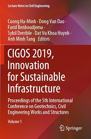 Image du vendeur pour CIGOS 2019, Innovation for Sustainable Infrastructure mis en vente par moluna