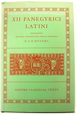 Imagen del vendedor de XII Panegyrici Latini (Oxford Classical Texts) a la venta por PsychoBabel & Skoob Books