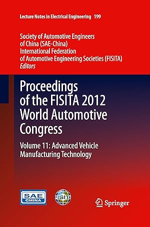 Immagine del venditore per Proceedings of the FISITA 2012 World Automotive Congress venduto da moluna