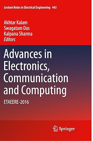 Imagen del vendedor de Advances in Electronics, Communication and Computing a la venta por moluna