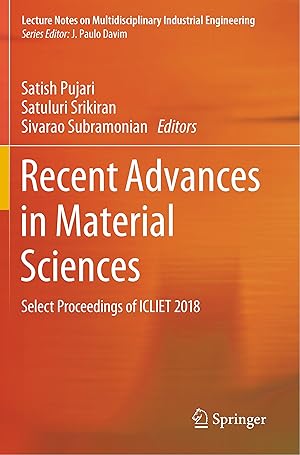 Seller image for Recent Advances in Material Sciences for sale by moluna
