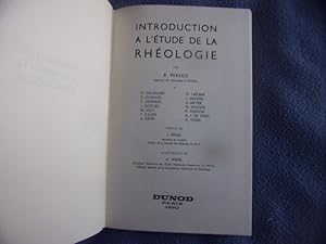 Introduction à l'étude de la rhéologie