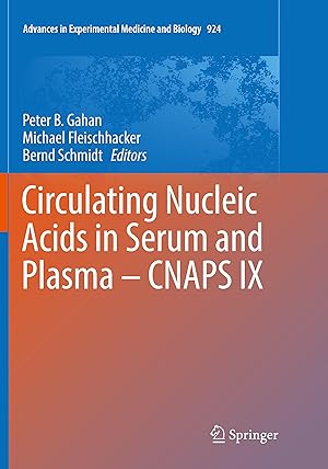 Imagen del vendedor de Circulating Nucleic Acids in Serum and Plasma - CNAPS IX a la venta por moluna