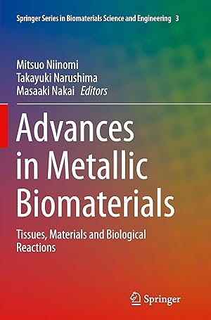 Seller image for Advances in Metallic Biomaterials for sale by moluna