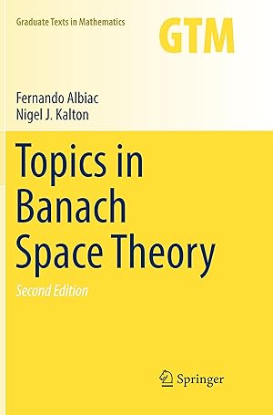 Imagen del vendedor de Topics in Banach Space Theory a la venta por moluna