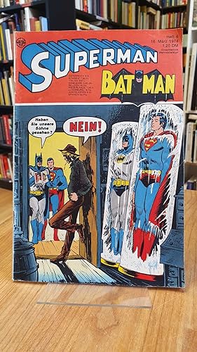 Bild des Verkufers fr Superman und Batman [und ihre Supershne] - [Eisig ist's in der Geisterstadtl], Heft 6, 16. Mrz 1974, zum Verkauf von Antiquariat Orban & Streu GbR