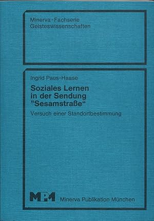 Seller image for Soziales Lernen in der Sendung "Sesamstrasse" Versuch einer Standortbestimmung for sale by avelibro OHG