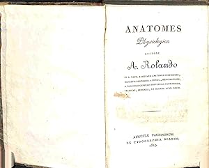 Bild des Verkufers fr Anatomes physiologica zum Verkauf von Coenobium Libreria antiquaria