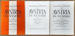 Austria in Nummis. 1.-3. Teil in 3 Bänden. Auktionskataloge Kunstabteilung Dorotheum Wien, 1956/1...