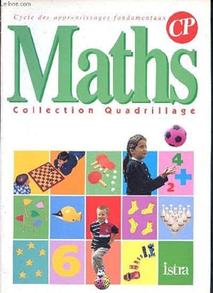 Imagen del vendedor de Maths CP- cycle des apprentissages fondamentaux- Collection Quadrillage a la venta por Le-Livre