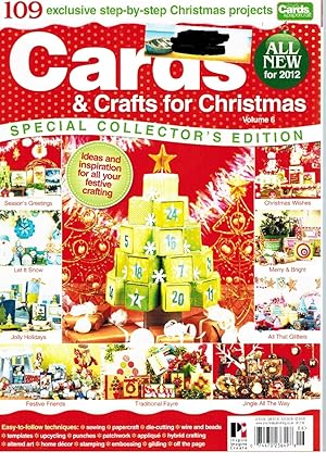 Imagen del vendedor de CARDS & CRAFTS FOR CHRISTMAS Magazine UK Vol. 6 2012,Special Collectors Edition. a la venta por Z-A LLC