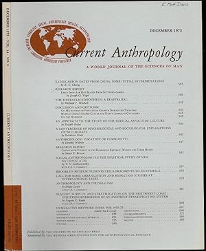 Immagine del venditore per Early Iron Age Hoe Blades from southern Zambia in Current Anthropology Volume 14, number 5 venduto da The Book Collector, Inc. ABAA, ILAB