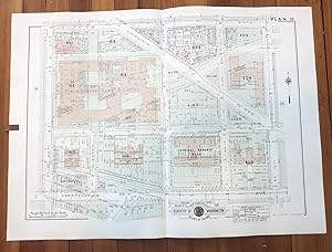 Baist's 1965 Real Estate Survey Map of Foggy Bottom Neighborhood, Northwest Washington, DC