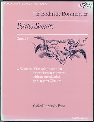Bild des Verkufers fr Petites Sonatas Opus 66: A Facsimile of the original edition for two bass instruments with an introduction by Margaret Gilmore zum Verkauf von Hall of Books