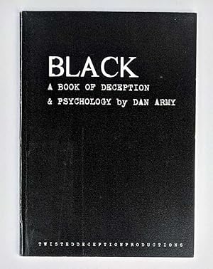 Image du vendeur pour Black: A Book of Deception & Psychology mis en vente par Book Merchant Jenkins, ANZAAB / ILAB