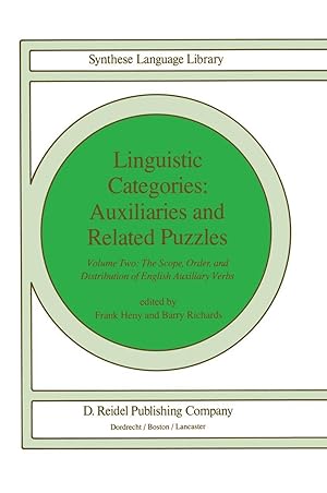 Seller image for Linguistic Categories: Auxiliaries and Related Puzzles for sale by moluna