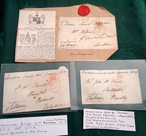 3 signatures on "free front" pieces dated 1830-37 & 39. 2 on old album pages.