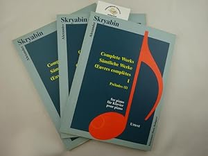 Complete works. Sämtliche Werke. für Klavier. For piano. Pour piano.Oeuvres complètes. I, II, III...