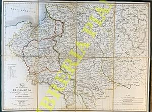 Carta del nuovo Regno di Polonia coi paesi limitrofi del Regno di Prussia dell'Impero d'Austria e...