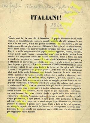 Italiani ! Cento anni fa.