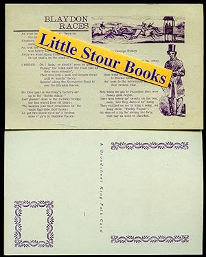 Immagine del venditore per Broadsheet King Folk Card | Postcard | Blaydon Races. venduto da Little Stour Books PBFA Member