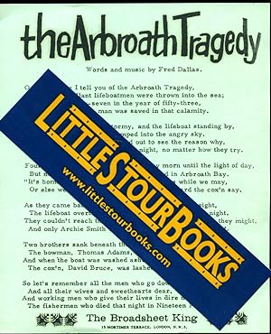 Seller image for Broadsheet | Long Sheet | Broadside Ballad | Minstrel Song Sheet | The Arbroath Tragedy. for sale by Little Stour Books PBFA Member