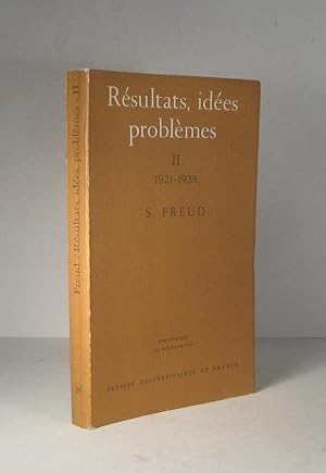 Résultats, idées, problèmes. II (2) : 1921 - 1938