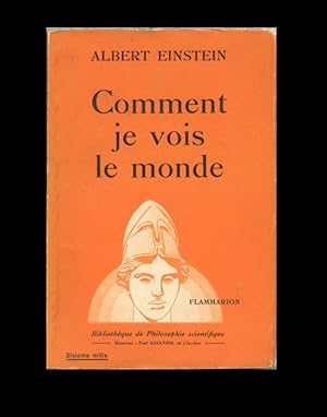 Image du vendeur pour Comment je vois le Monde mis en vente par Atticus Rare Books