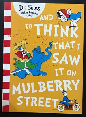 Seller image for And to Think That I Saw It on Mulberry Street (Dr. Seuss children's book series - Harper Collins Green Back Books) for sale by Comic World